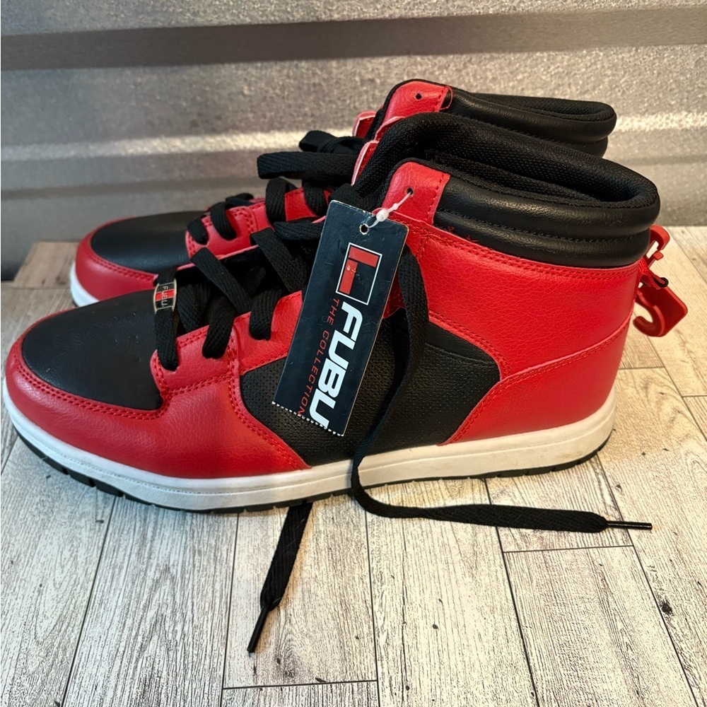 FUBU Red and Black High-Top Sneakers - Picture 3 of 5